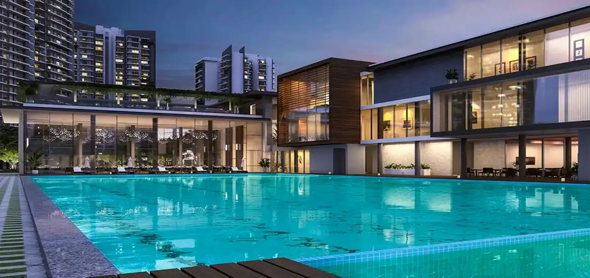 Godrej Woods Swimming Pool View